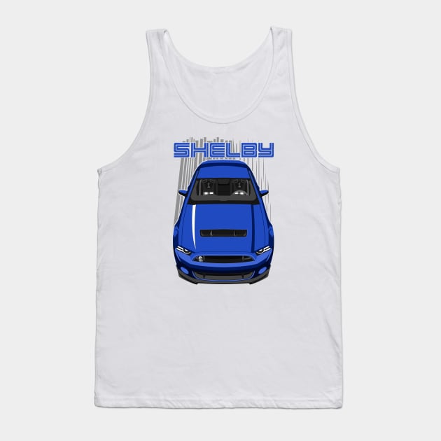 Shelby GT500 S197 - Blue Tank Top by V8social